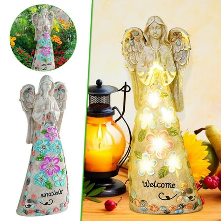 

Decoration Ornaments Outdoor Gardening Angel Wing Light Resin Handicraft Ornaments Holiday Gifts