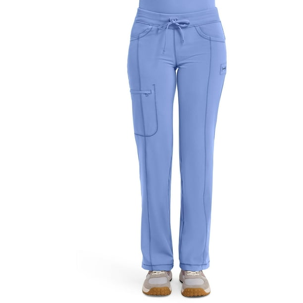 Pantalones Scrub Cherokee 1123A para Mujer, Pierna Recta con Cordón