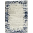 thumbnail image 3 of Nourison Cyrus Abstract Bordered Ivory/Navy 5'3" x 7'3" Area Rug, (5' x 7'), 3 of 9