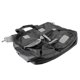 thumbnail image 5 of Mochilas de nailon Nikou para mujer con múltiples bolsillos color negro, 5 of 15
