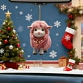 thumbnail image 4 of Fzsteel Acrylic Lamb Hanging Decorations 10PC Set for Car and Home Interior Festive Ornaments with Pink Design, 4 of 6