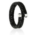 thumbnail image 5 of Matashi Black Krysta Wrap Around Luxurious Crystal Bracelet, 5 of 5