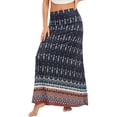 thumbnail image 1 of Gvmfive Women Summer Boho Printed High Waist Long Maxi Skirt, 1 of 4