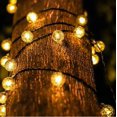 thumbnail image 5 of 1 Pack 100 LED 64FT IP65 Crystal Globe Solar String Lights, Waterproof Solar Outdoor Lights, With 8 Lighting Modes, Festivals Decorations Lights Outdoor For Garden Tree Patio Party Christmas Decoratio, 5 of 10