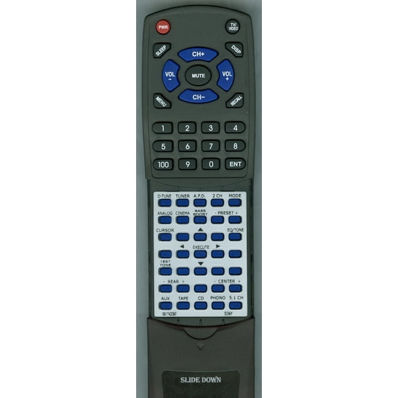 Replacement Remote for SONY 8-917-423-90, 891742390, RT891742390, RMPP404, STRSE501, HT1200D, STRDE545, HTDW620, HTDDW820, STRDE345, STRDE501