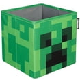 thumbnail image 4 of Minecraft: Fabric Storage Boxes: 2pc - Creeper & Crafting Table - 10" Collapsible Cubes, Toy-Games-Clothes Organization, Game Themed Designs, Licensed, 4 of 11