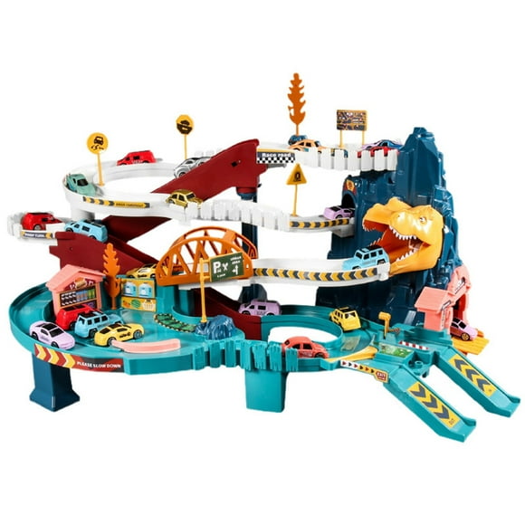 Dinosaur Road Rail Car Park Car Great Adventure Parking Lot Children Boy Toys