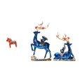 thumbnail image 1 of Figura de escritorio,Estatua de caballo Dala tradicional sueca,artesanía,Figura creativa de caballo de Dalecarlian,Estatua de ciervo esculpido,Escultura de ciervo de resina para sala de estar, 1 of 8