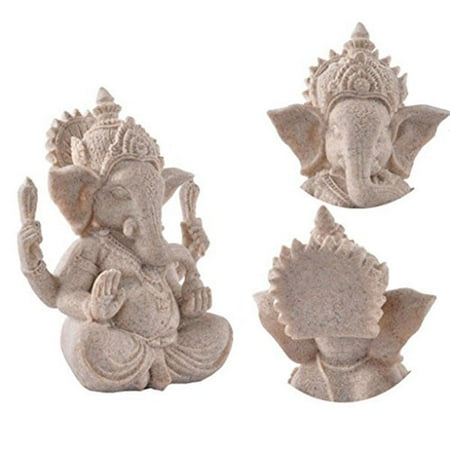 Figurine Handmade Sculpture - Sandstone Buddha Elephant Statue Sculpture Handmade Figurine