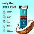 thumbnail image 4 of IQBAR Brain and Body Keto Protein Bars - Toasted Coconut Chip Keto Bars - 12-Count Energy Bars - Low Carb Protein Bars - High Fiber Vegan Bars and Low Sugar Meal Replacement Bars - Vegan Snacks, 4 of 6