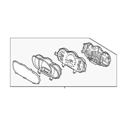 Genuine OE Kia Cluster Assembly - 94012-1W007