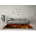 thumbnail image 3 of Ahgly Company Indoor Rectangle Patchwork Yellow Transitional Area Rugs, 4' x 6', 3 of 4