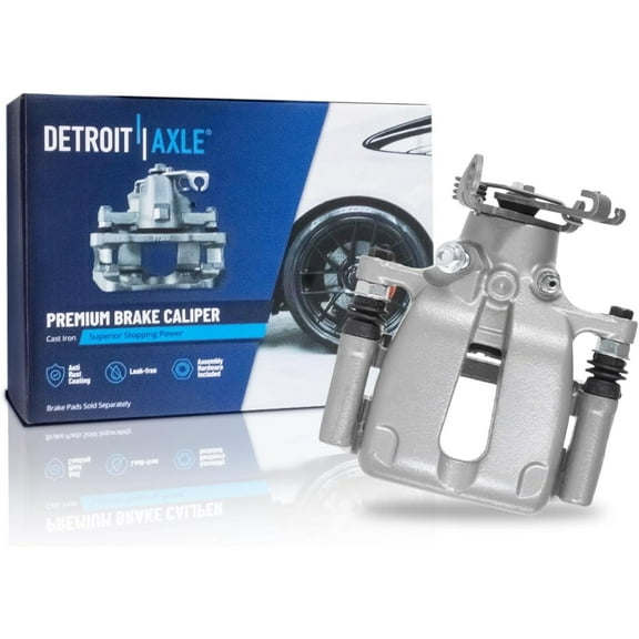 Detroit Axle - Rear Right Brake Caliper for 2011-2017 Buick Regal 2012-2016 LaCrosse 2013 Chevrolet Malibu Passenger Side Brake Caliper with Bracket Replacement