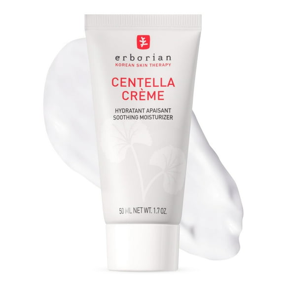 Erborian Face Moisturizer Cream Centella Cream - Ultra Light-Weight Facial Moisturizing Cream with Shea Butter, Hyaluronic Acid, Glycerin & Beta Glucan - Soothes & Hydra