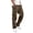 Brown_#04, variant on Sewkxo Cargo Pant Men Trendy Elastic Waist Drawstring Trouser Spring Summer Straight Fit Loose Casual Cargo Sweatpant with Pockets,Brown 3XL
