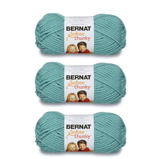 Bernat Softee Chunky White Yarn - 3 Pack of 100g/3.5oz - Acrylic - 6 Super Bulky - 108 Yards - Knitting/Crochet
