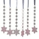 thumbnail image 2 of 6pcs Snowflake Acrylic Crystal Icicle Water Drop Pendant, Christmas Hanging Decorations, Elegant Acrylic Snowflake Water Drop Pendants, for Home Office Bedroom, Festive Holiday Wall Decor, Acrylic, 2 of 8