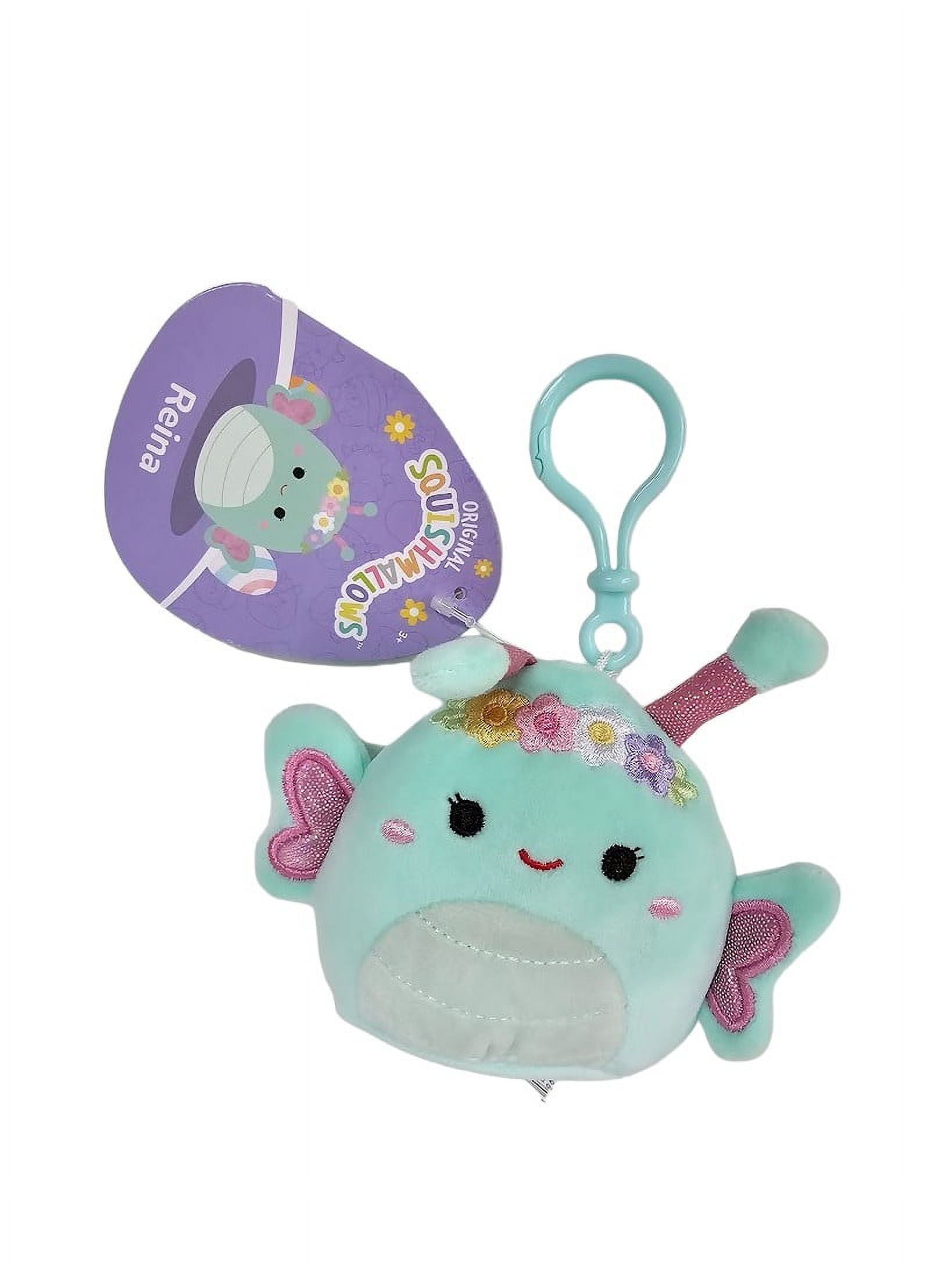 Squishmallows Lancaster Der Triceratops – Größe S, Gelb, Kuscheliges Plüschtier Zum Anklippen