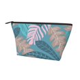 thumbnail image 2 of ZNDUO Travel Makeup Bag for Women Green Plant Leaf Texture Toiletry Bag, Multifunctional Storage Bag Cosmetic Bag Make Up Organizer, 2 of 7