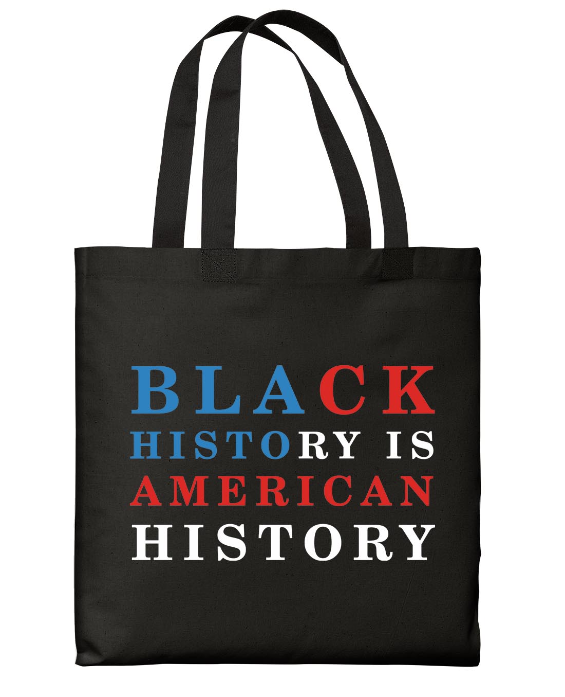 ThisWear Historical Black History Tote Bag Black History Is American History Black Canvas Tote