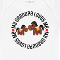 thumbnail image 4 of Inktastic Grandpa Loves Me Grandchild Horse Boys or Girls Baby Bodysuit, 4 of 5