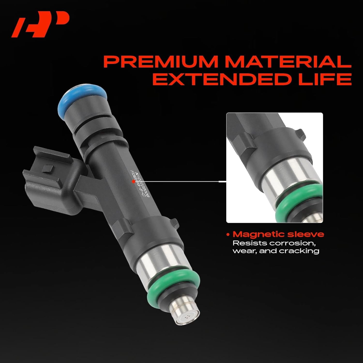 A-Premium Fuel Injectors Compatible with Ford F-150 Mustang, 2011-2015, V8 5.0L, Set of 8, Replace# BR3Z9F593A