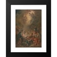 thumbnail image 2 of François Boucher 11x14 Black Modern Framed Museum Art Print Titled - The Adoration of the Shepherds, 2 of 5