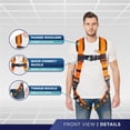 thumbnail image 2 of Arnés de seguridad para protección contra caídas Palmer Safety, 5 puntos, 2 x LG, 2 of 7