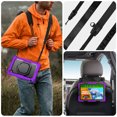thumbnail image 6 of for Lenovo Tab 10.1/ Tab K10C Case 10.1 inch 2025, 360 Rotating Shockproof Cover with Stand, Handle, Shoulder Strap, Purple, 6 of 7