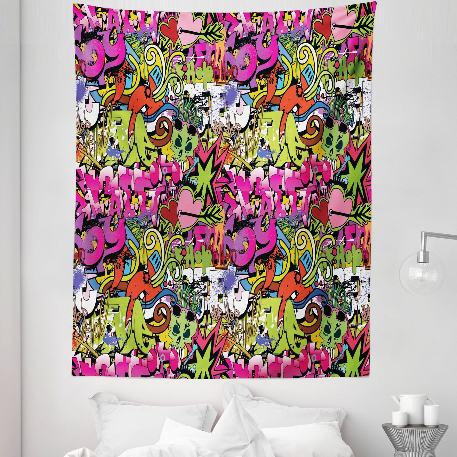 Graffiti tapestry hotsell