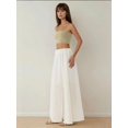 thumbnail image 5 of High Waist A-Form Maxi Skirt with Slit, 5 of 6