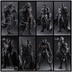 thumbnail image 1 of Figura de Batman, Batman: Arkham Knight, Deathstroke, Samurai, Spartan, Catwoman, Bane, retales, modelo extraíble, colección de Juguetes73, 1 of 5