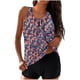 thumbnail image 1 of Conjunto de Bikini de Cintura Alta para Mujeres Traje de Baño Deportivo de Dos Piezas con Pantalones Cortos, Correas Ajustables, Acolchado Extraíble, Spandex de Nylon Suave para Nadar, Playa, Piscina, 1 of 5