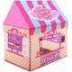 thumbnail image 1 of Tienda de juegos para niños, castillo de princesa rosa para niñas, casa de juegos portátil para exteriores, tiendas de campaña para fiestas infantiles, 1 of 5