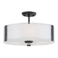 thumbnail image 1 of DVI Lighting DVP14511 Zurich 14" Width 3-Light Semi-Flush Ceiling Fixture, 1 of 1