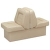 Wise 8WD505P-1-715 Bucket Style Back to Back Lounge Boat Seat, Sand