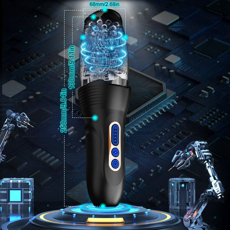 ESVOW Thrusting Male Masturbator Sex Toys for Men 2 in 1 Stroker 5 Rotating  & 5 Telescopic & 10 Vibrating Modes Automatic Adult Toy for Self-Pleasure  Masturbation - Walmart.com