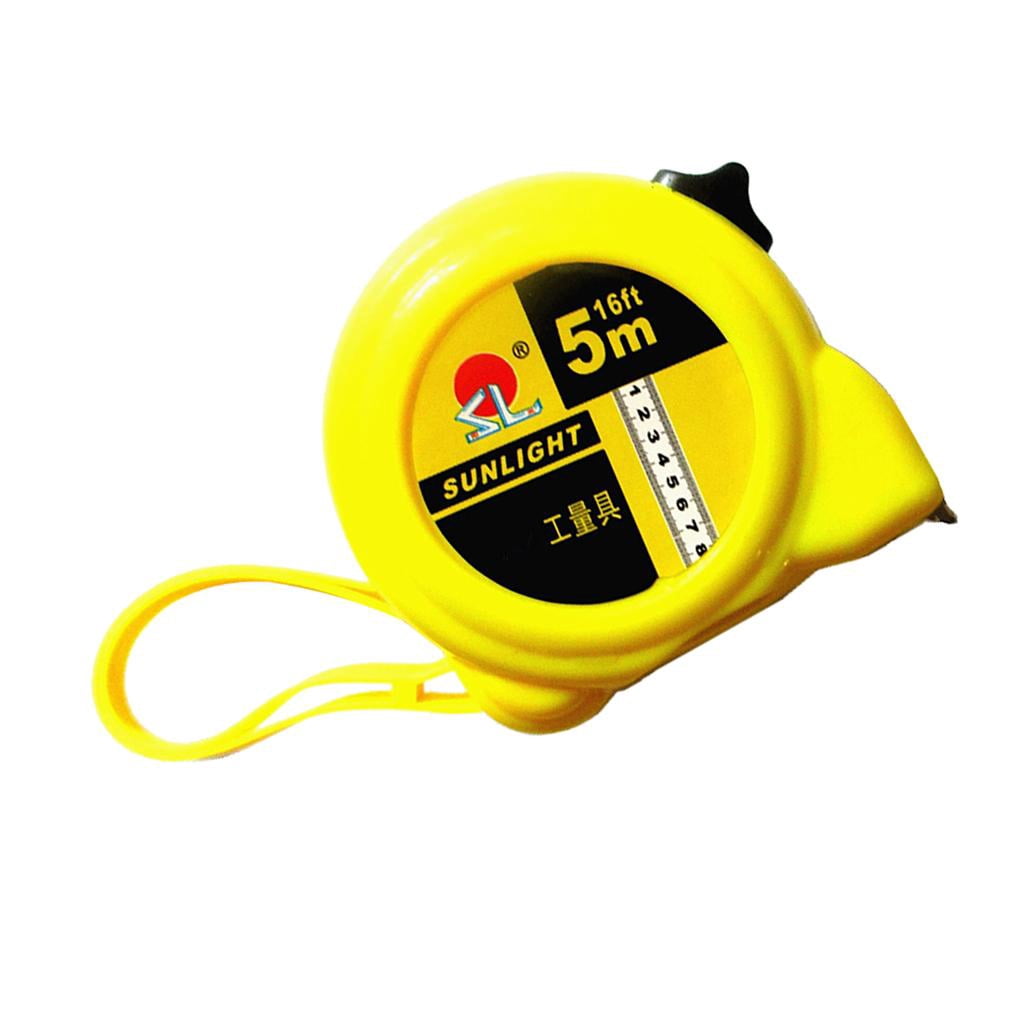 QualitChoice Retractable Tape Measure Inch/Metric Measuring Tape Measure Meter 5 Tool Manual