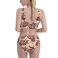 thumbnail image 6 of Salouo Snake for Women's Bikini Swimsuits Two Piece Sporty Swimsuits Low Rise Summer Beach Swim Bathing Suits, 6 of 7