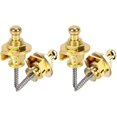 thumbnail image 1 of 4 Pcs Verrous pour Guitares, Classique Acoustique Électrique Basse Ukulélé (Or), 1 of 5