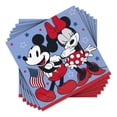 thumbnail image 3 of Mickey & Minnie Patriotic Paper Multi-Color Square Luncheon Napkins, 6.5in, 20ct, 3 of 7