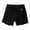 Black, variant on Ovbmpzd Baby Boy Shorts Beige Ruffle Cotton Solid Bow Elastic Waist Shorts Sweatpants for Baby Girl 2Years