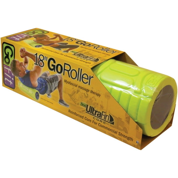GoFit 18-In. Go Roller with UltraFin Core, Green, GF-FR6