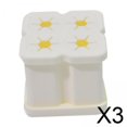 thumbnail image 1 of 3xSoporte Para Cabezal De Cepillo De Dientes, Soporte De Silicona Para Cepillo De Dientes Para Tocador, Baño, Viaje, Beige, 4 Rejillas, 1 of 10