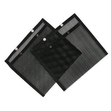 Durable Mesh Grill Pouches For Barbecue, Prevent Food From Falling, Easy Clean, 2 Piece Set For Camping
