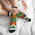 thumbnail image 7 of Men's Coat Of Arms Of ?haitians Novelty Athletic Socks Women's Digital Printing Funky Patterned Crew Socks, 7 of 7