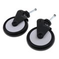 thumbnail image 2 of yotijay 1 Pair Rubber Infant Stroller Wheels Stroller Newborn and Toddler /Rear Front, 2 of 9
