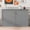Gray, variant on Harper & Bright Designs Queen Size Murphy Bed Wall Bed with Drawer, Foldable Cube Cabinet Queen Platform Bed with A set of Sockets & USB Ports, Gray
