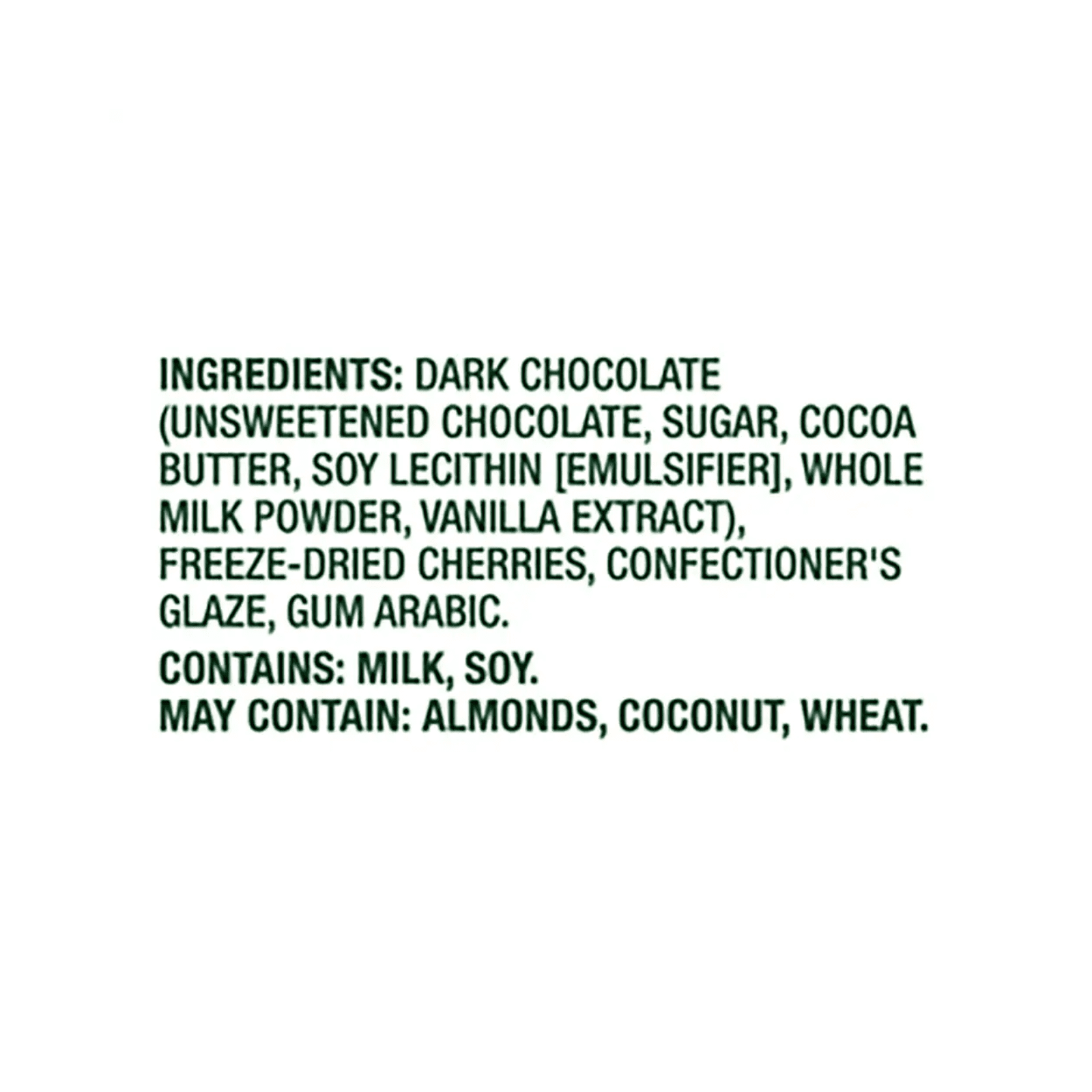 Simple Truth Freeze-Dried Cherries in Dark Chocolate, Excellent Source of Iron, Non-GMO, 5 oz , 2 Pack + Bonus