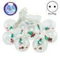 thumbnail image 2 of LED Curtain Light 8 Modes Adjustable High Brightness Santa Claus Christmas Tree Hanging Light Ball for Home, 2 of 8